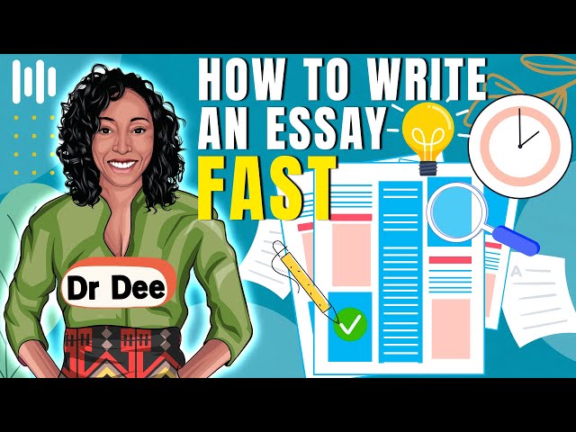 How to write an essay FAST I Writing tips and tricks
