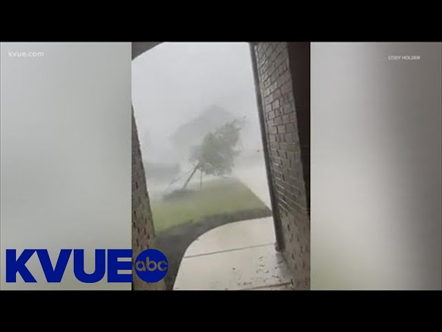 Microburst brings strong winds to Georgetown | KVUE
