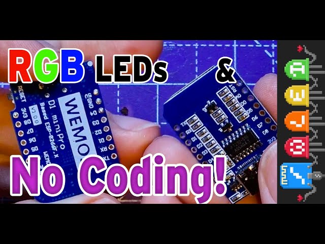 How to install WLED on a Wemos D1 or other ESP board to control Neopixels QUICKLY
