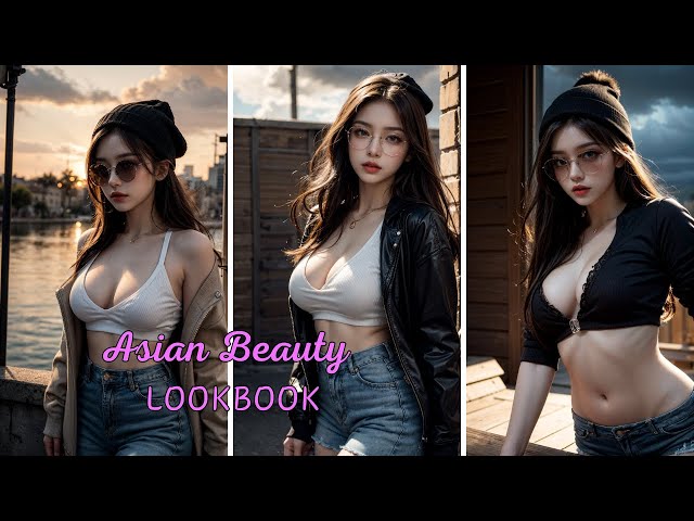 Edgy Street Style: This Girl's Unique Look is Turning Heads #aibeauty #aifashion #aimodel  #ai美女