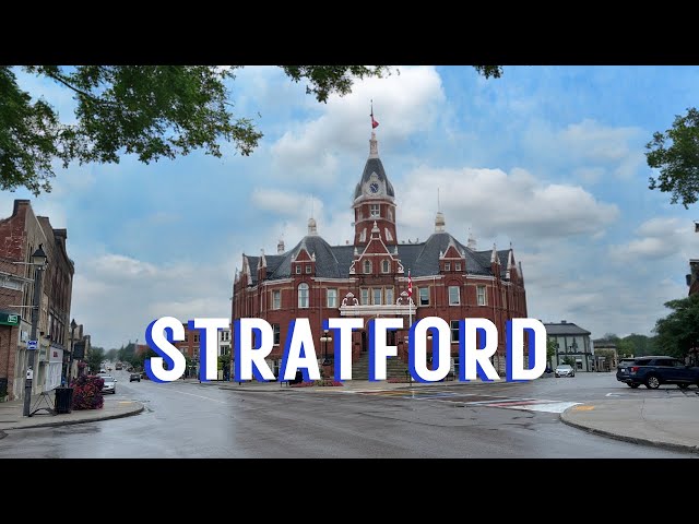 STRATFORD, Ontario, Canada Walking Tour 🇨🇦🎭 | Home to Stratford Festival