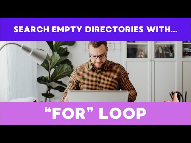 Simple for loop to search for empty directories in Linux #linuxterminal #linux #debian #linuxbasics