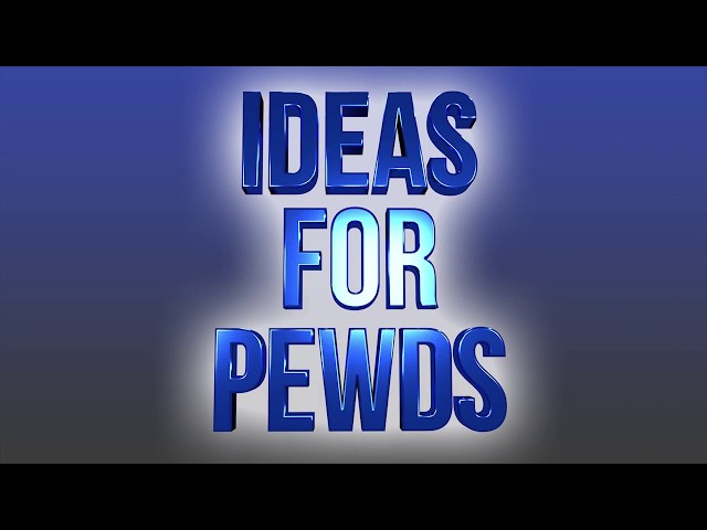 Ideas for Pewds 3D Logo