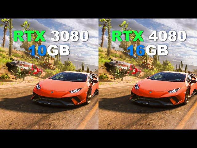 RTX 3080 vs RTX 4080 - Test in 9 Games