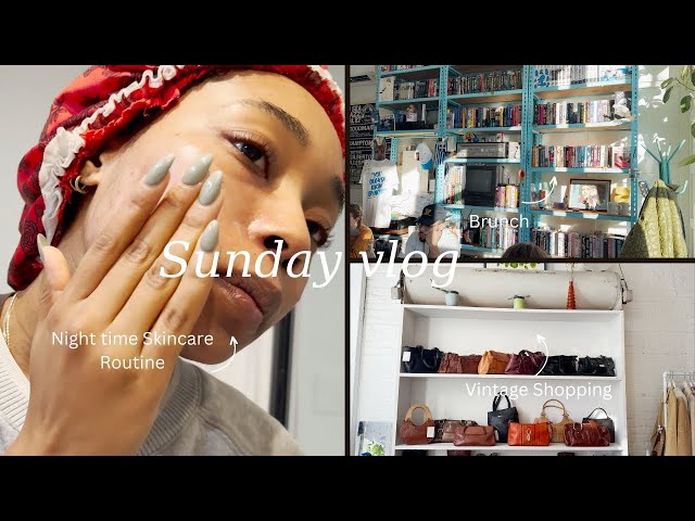 NYC VLOG: Pilates, Brunch, Thrifting, & Nighttime Skincare Routine | Day in My Life