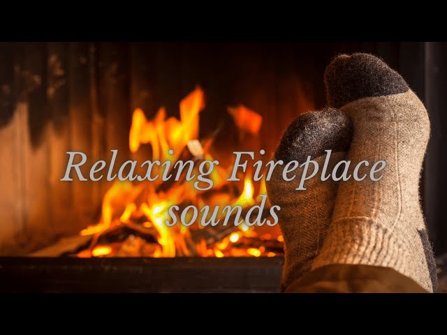 Burning Fireplace sounds I Fire cracking sounds I Relaxing Sound I Sleep Sounds