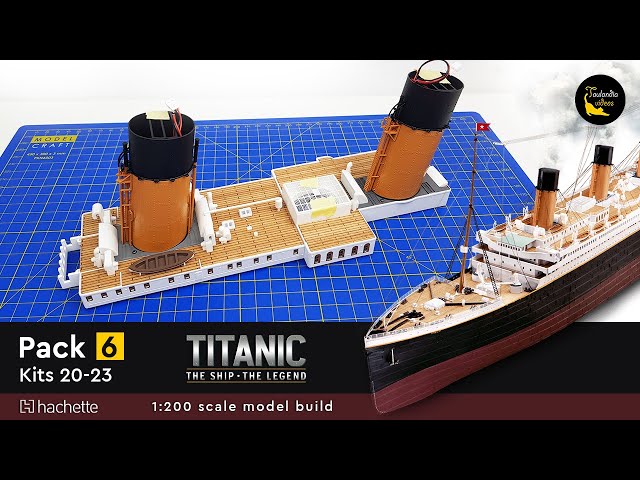 Hachette Build the 1:200 scale RMS Titanic - kits 20-23 (pack 6) #titanic #hachette #modelbuilding