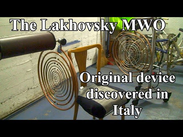 Original Lakhovsky Multiple Wave Oscillator found in Italy!