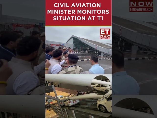 Union Civil Aviation Minister Monitors Situation At Delhi Airport | #etnow #delhiairport #shorts