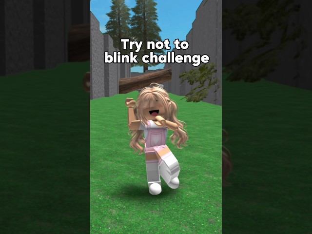 Try not to blink challenge 👀 #roblox #shorts