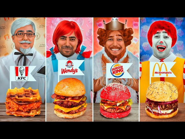 THE RAREST BURGERS IN THE WORLD FROM McDonald's / Burger King / KFC/ Wendy’s! Which one is the BEST?