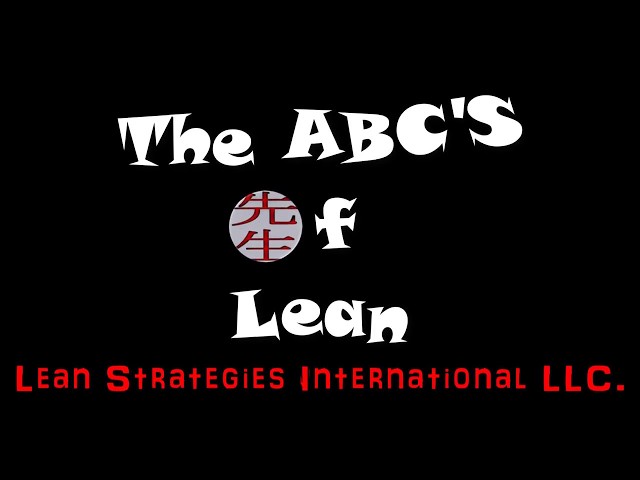 Key Performance Indicator - The ABC's of Lean