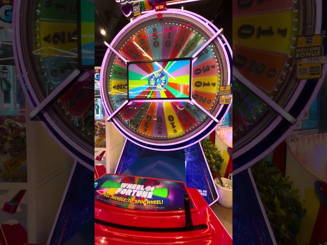 Wheel of Fortune 😊 #arcade