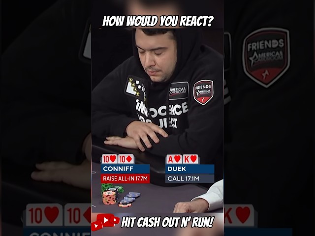 How would you react to this POKER HAND? #shorts #poker #casino