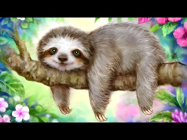 Sleep Meditation for Kids SNOOZY THE SLOTH Bedtime Story for Kids