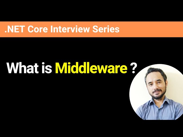 What is Middleware in ASP.NET Core ?