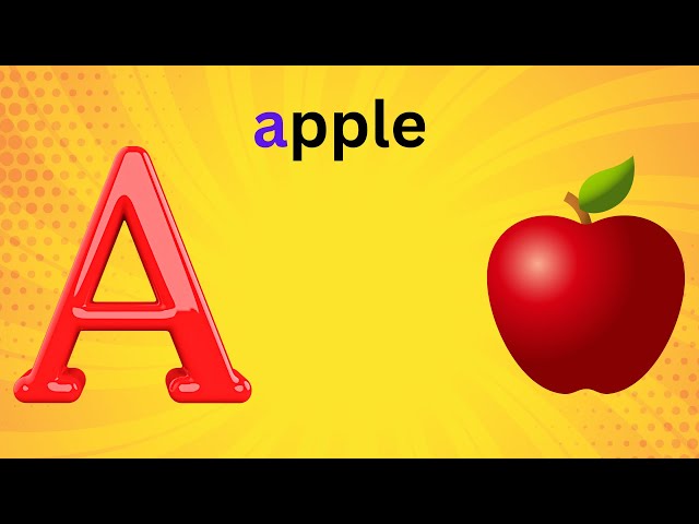 The ABC Phonics Song - Toddlers Learning Videos, A is for Apple a a Apple, ABC Nursery Rhymes #kids