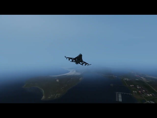 Digital Combat Simulator - Argentina - Falklands - USSR vs NATO/UK - F16 JDAM Attempt Fails