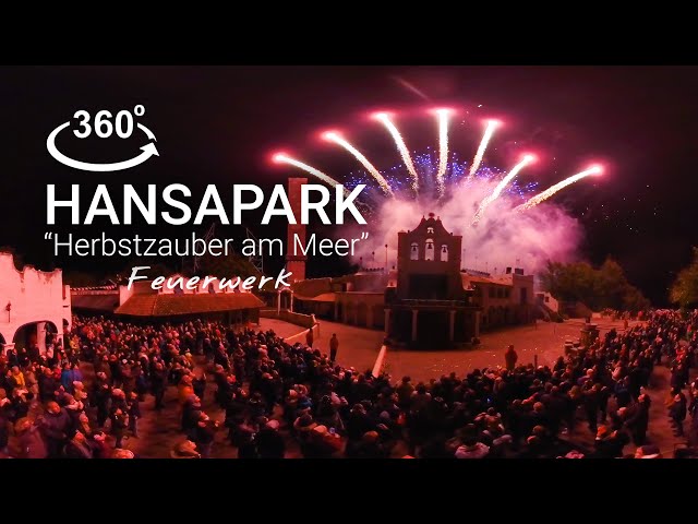 👁 360° Interactive Video - Herbstzauber am Meer 💥 Fireworks Finale - Full Show • 5.7K •