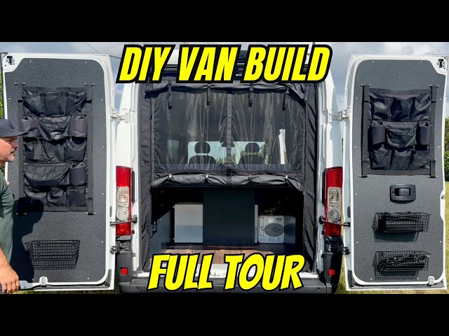 Ram Promaster Driveway DIY Van Build - FULL TOUR