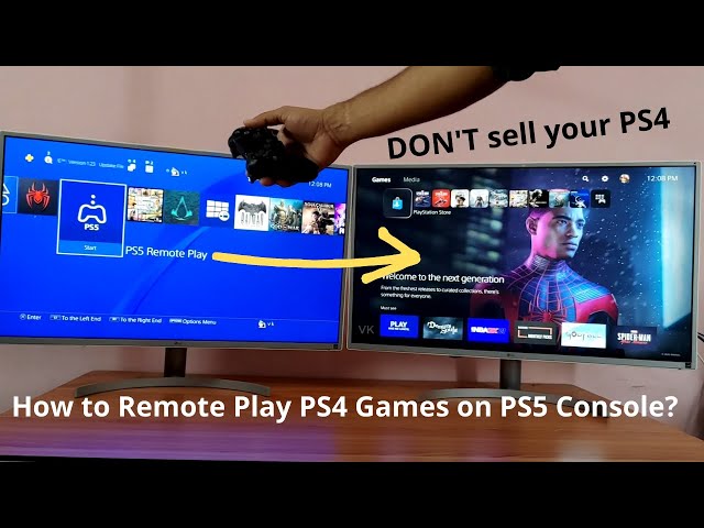How to Remote Play PS4 Games on PS5 Console?