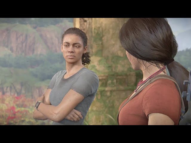 Uncharted :The Lost Legacy temple exploration with Nadine