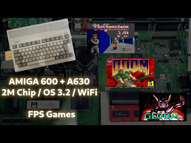 Amiga 600 + A630 : FPS games