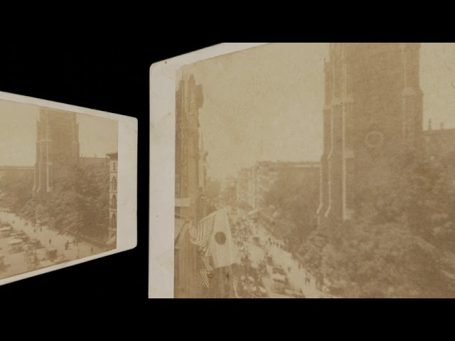 1st Japanese Embassy arrives in New York, June 16 1860 (VR 3D still-image)
