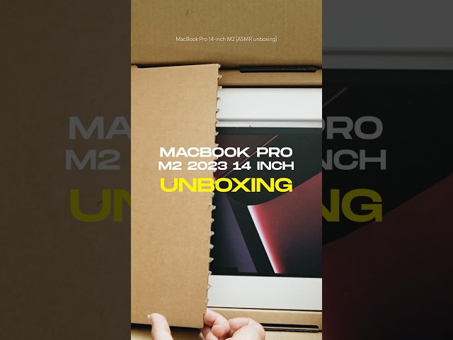 MacBook Pro 2023 M2 14-inch ASMR Unboxing