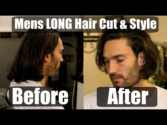 Mens LONG Hair Cut & Style INSPIRATION for 2017