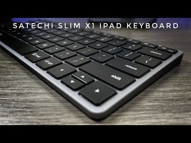 Satechi Slim X1 Bluetooth Backlit Keyboard & Stand for iPad or Mac