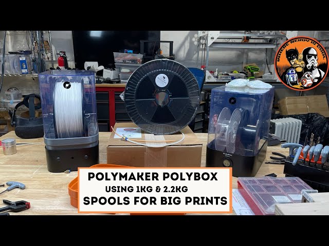 Polymaker Polybox - using 1kg and 2.2kg spools for big prints!