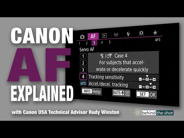 Canon Auto Focus Explained with Canon Technical Advisor Rudy Winston