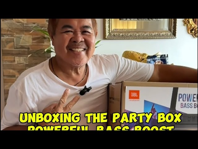 Unboxing the Party Box Powerful Bass Boost Vlog # 23