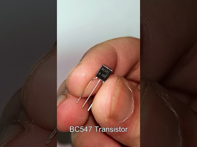 BC547 Transistor | Showrob Electronics Project