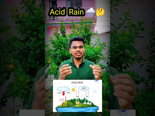 what is acid rain? ||acid rain in hindi|| #shorts
