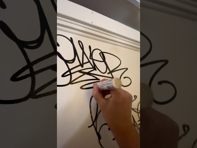 How to MARKER TAG #graffiti #tagging #marker