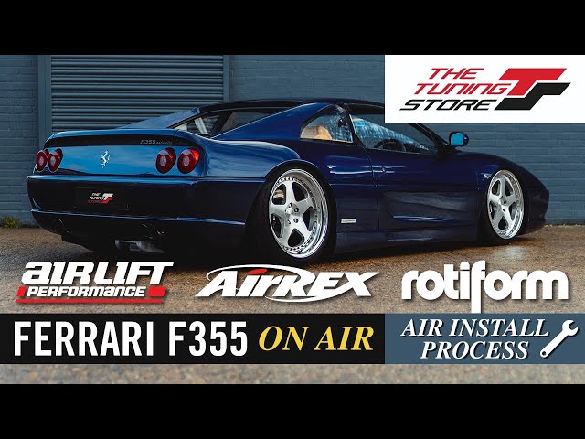 Ferrari F355 on air! UK's 1st on AirREX & Air Lift suspension | The Tuning Store