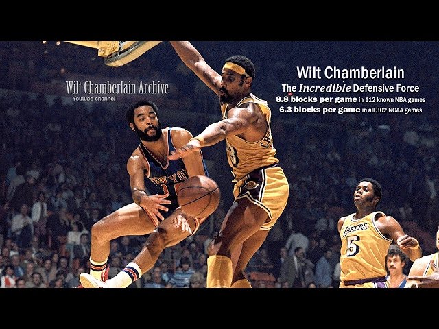 Wilt Chamberlain - The Incredible Defensive Force (Shot Blocking & Intimidation Highlights)