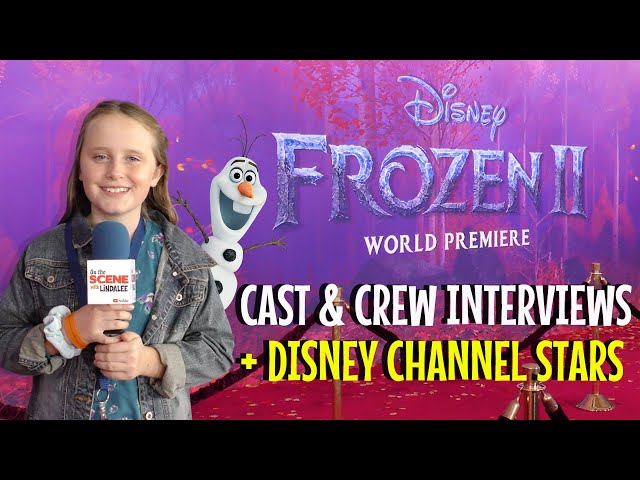 FROZEN 2 World Premiere Cast & Crew Interviews - Red Carpet + Disney Channel Stars - Lindalee Rose