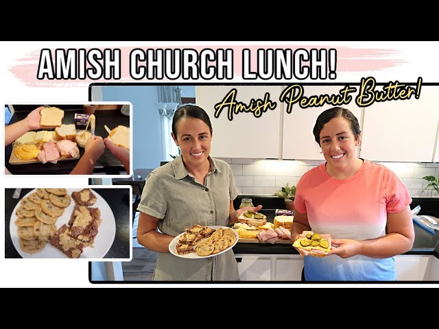 Real Amish Church Lunch! | Peanut Butter Spread | Amish/Mennonite Style Food