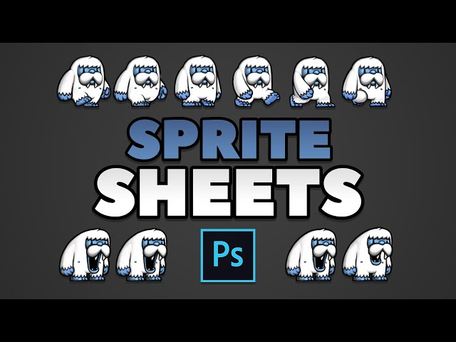 How to make a Sprite Sheet in Photoshop? Learn how to make Sprite Sheets for your Unity game!