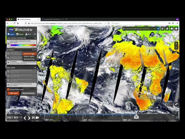 Getting Started with NASA Worldview (December 2021)