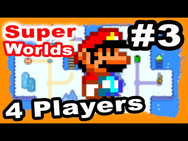 Super Mario Maker 2 – 4 players | Super Worlds Local Multiplayer #3 (Mario Bros)