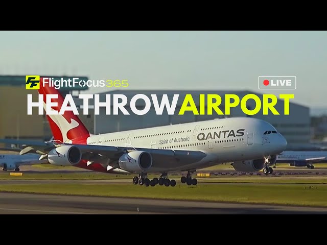 Heathrow Airport Live - North Runway movements Sunday 16th June 2024