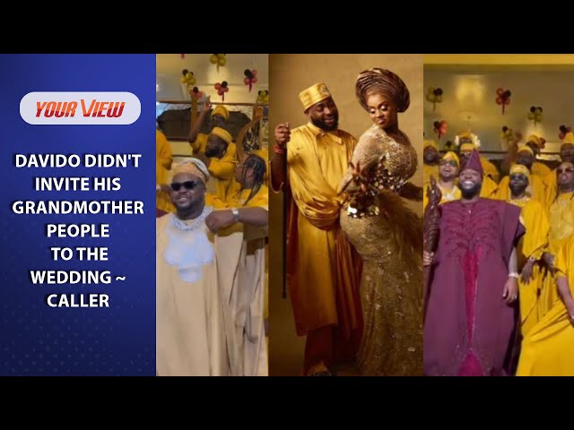 Davido Didn't Invite His Grandmother People To The Wedding ~ Caller Reveals Angrily