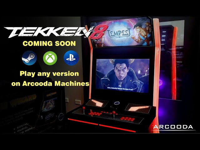 Tekken 8 Arcade Machine Game Play on any Game Wizard Machine