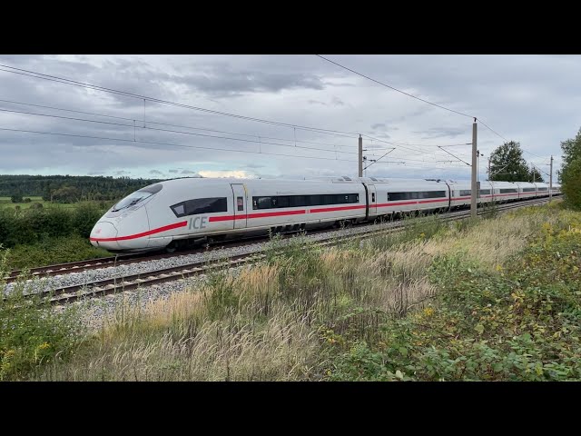 Zugsichtungen/Vorbeifahrten Bahnlinie Augsburg-Ulm - Herbst 2022, Teil 1 - ICE, TGV, IC, RE, Sz, Pbz