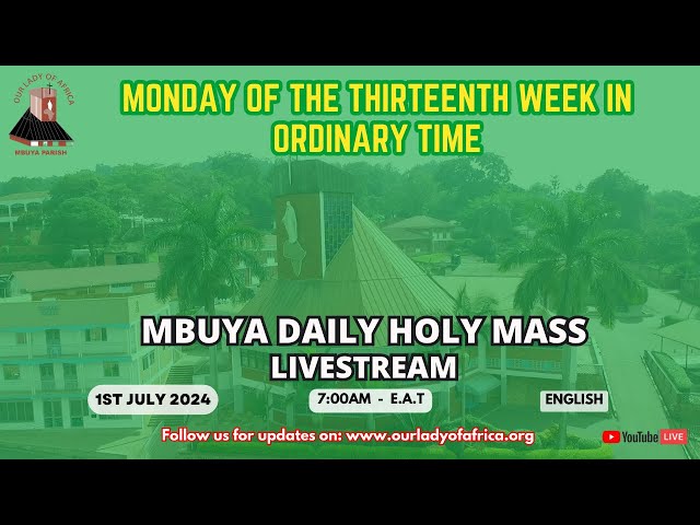 Catholic Mass Today |Daily TV Mass, Monday 1st July, 2024