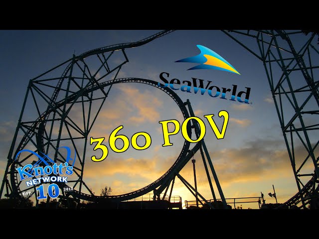 SeaWorld Electric Eel On Ride 360 POV